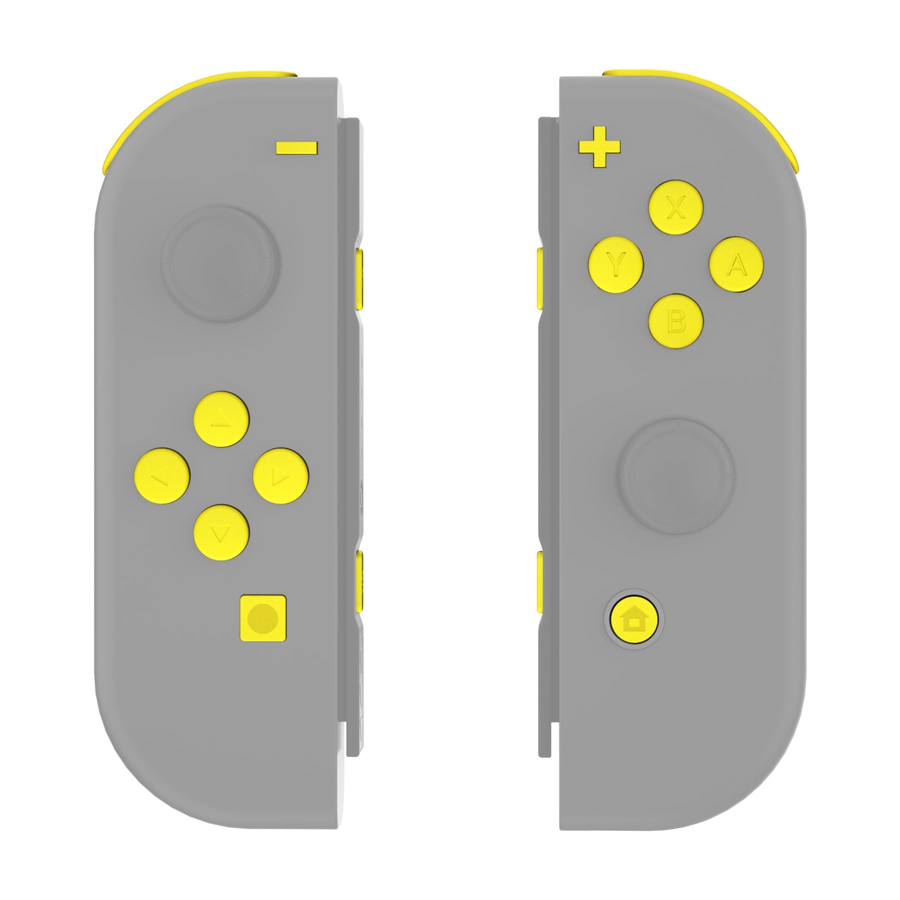 eXtremeRate Retail Sunflower Yellow Replacement DIY Colorful ABXY Buttons Directions Keys Repair Kits with Tools for NS Switch JoyCon & OLED JoyCon - JoyCon Shell NOT Included - AJ118