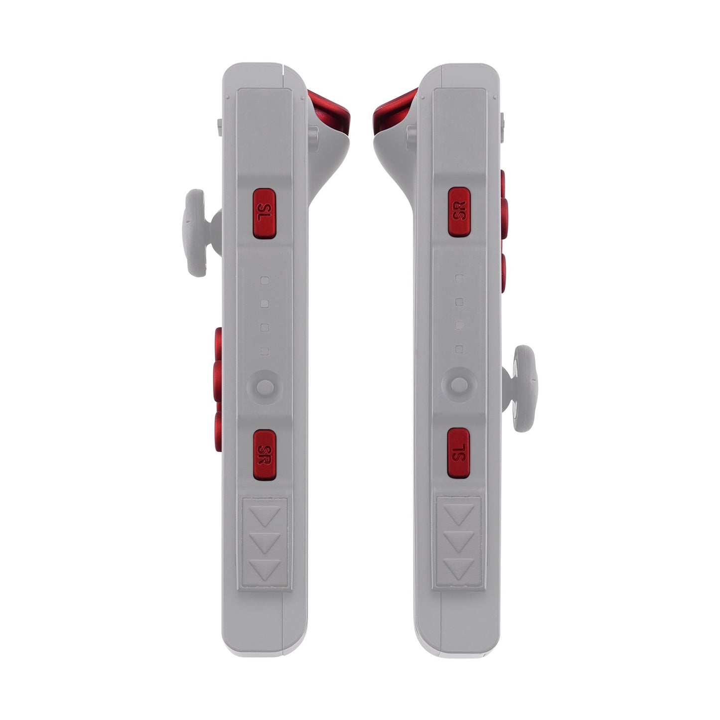 eXtremeRate Retail Soft Touch Red Replacement ABXY Direction Keys SR SL L R ZR ZL Trigger Buttons Springs, Full Set Buttons Repair Kits with Tools for NS Switch JoyCon & OLED JoyCon - JoyCon Shell NOT Included- AJ202