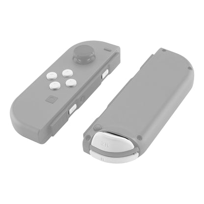 eXtremeRate Retail White Replacement ABXY Direction Keys SR SL L R ZR ZL Trigger Buttons Springs, Full Set Buttons Repair Kits with Tools for NS Switch JoyCon & OLED JoyCon - JoyCon Shell NOT Included- AJ203