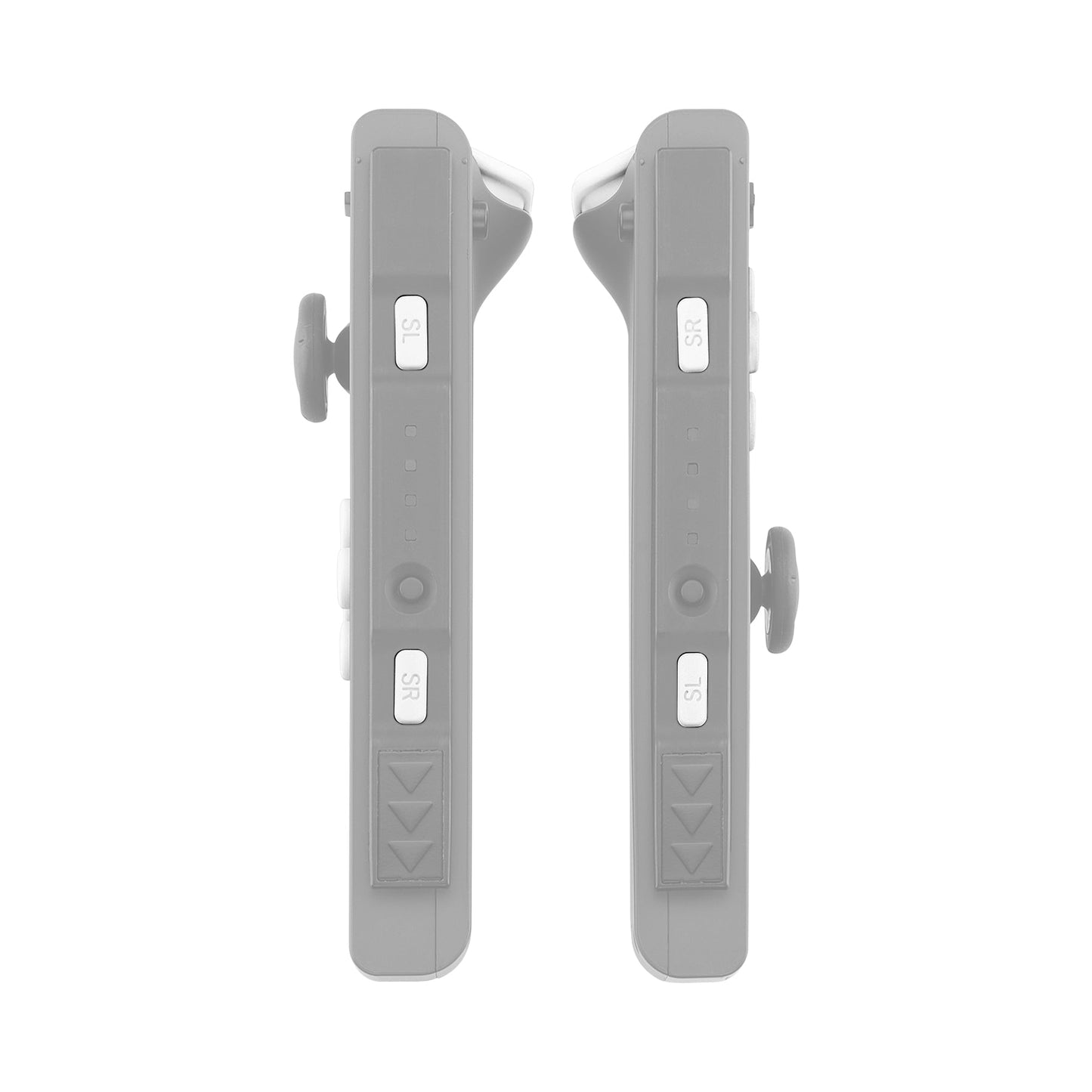 eXtremeRate Retail White Replacement ABXY Direction Keys SR SL L R ZR ZL Trigger Buttons Springs, Full Set Buttons Repair Kits with Tools for NS Switch JoyCon & OLED JoyCon - JoyCon Shell NOT Included- AJ203