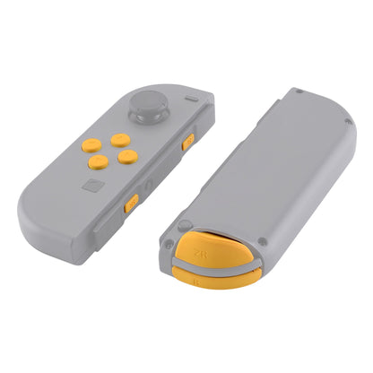 eXtremeRate Retail Caution Yellow Replacement ABXY Direction Keys SR SL L R ZR ZL Trigger Buttons Springs, Full Set Buttons Repair Kits with Tools for NS Switch JoyCon & OLED JoyCon - JoyCon Shell NOT Included- AJ205