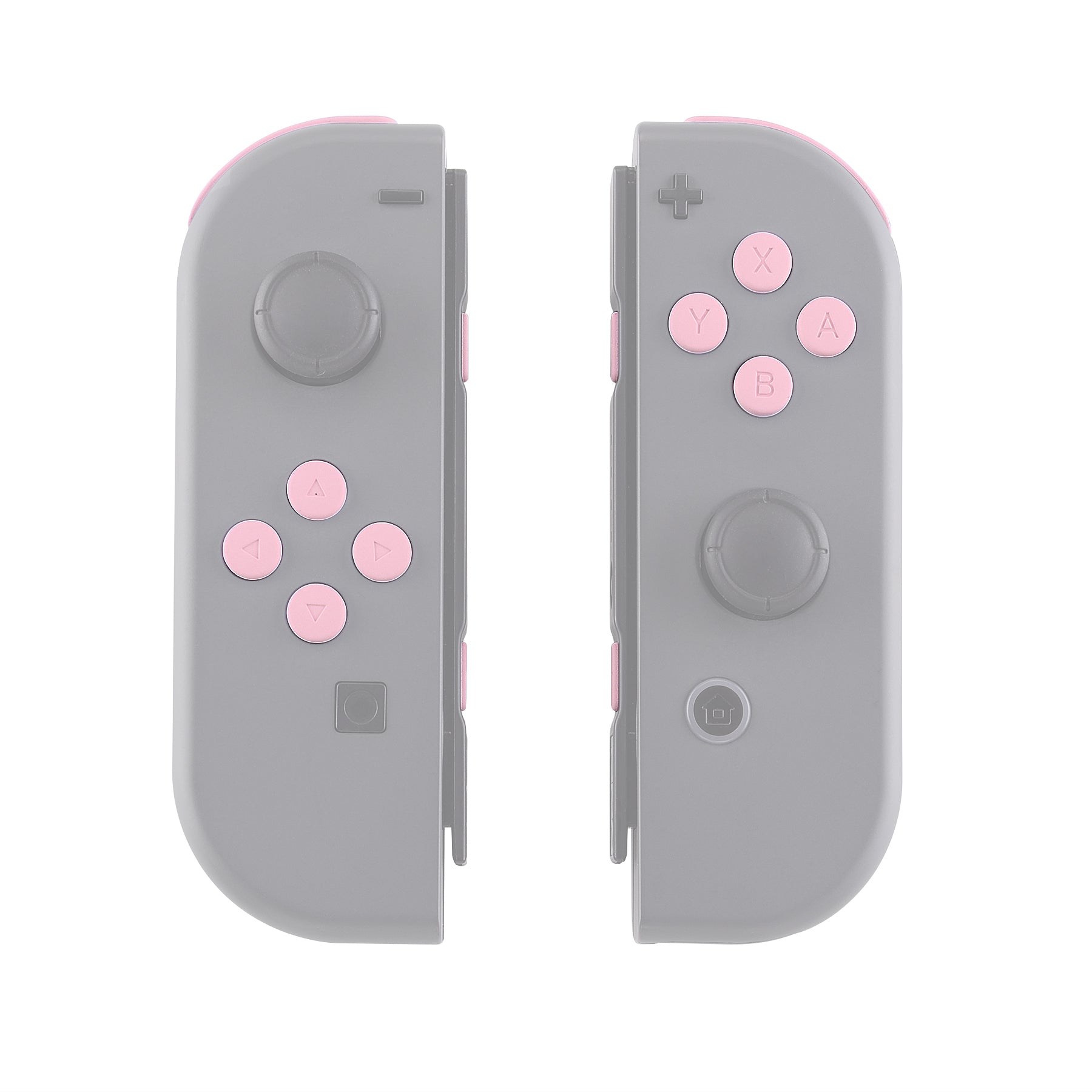 eXtremeRate Retail Cherry Blossoms Pink Replacement ABXY Direction Keys SR SL L R ZR ZL Trigger Buttons Springs, Full Set Buttons Repair Kits with Tools for NS Switch JoyCon & OLED JoyCon - JoyCon Shell NOT Included - AJ206