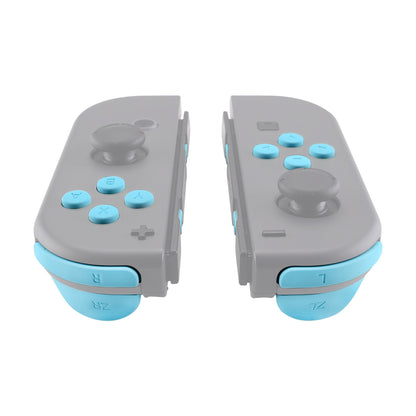 eXtremeRate Retail Heaven Blue Replacement ABXY Direction Keys SR SL L R ZR ZL Trigger Buttons Springs, Full Set Buttons Repair Kits with Tools for NS Switch JoyCon & OLED JoyCon - JoyCon Shell NOT Included- AJ207