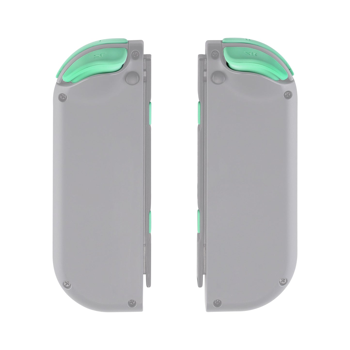 eXtremeRate Retail Mint Green Replacement ABXY Direction Keys SR SL L R ZR ZL Trigger Buttons Springs, Full Set Buttons Repair Kits with Tools for NS Switch JoyCon & OLED JoyCon - JoyCon Shell NOT Included- AJ208