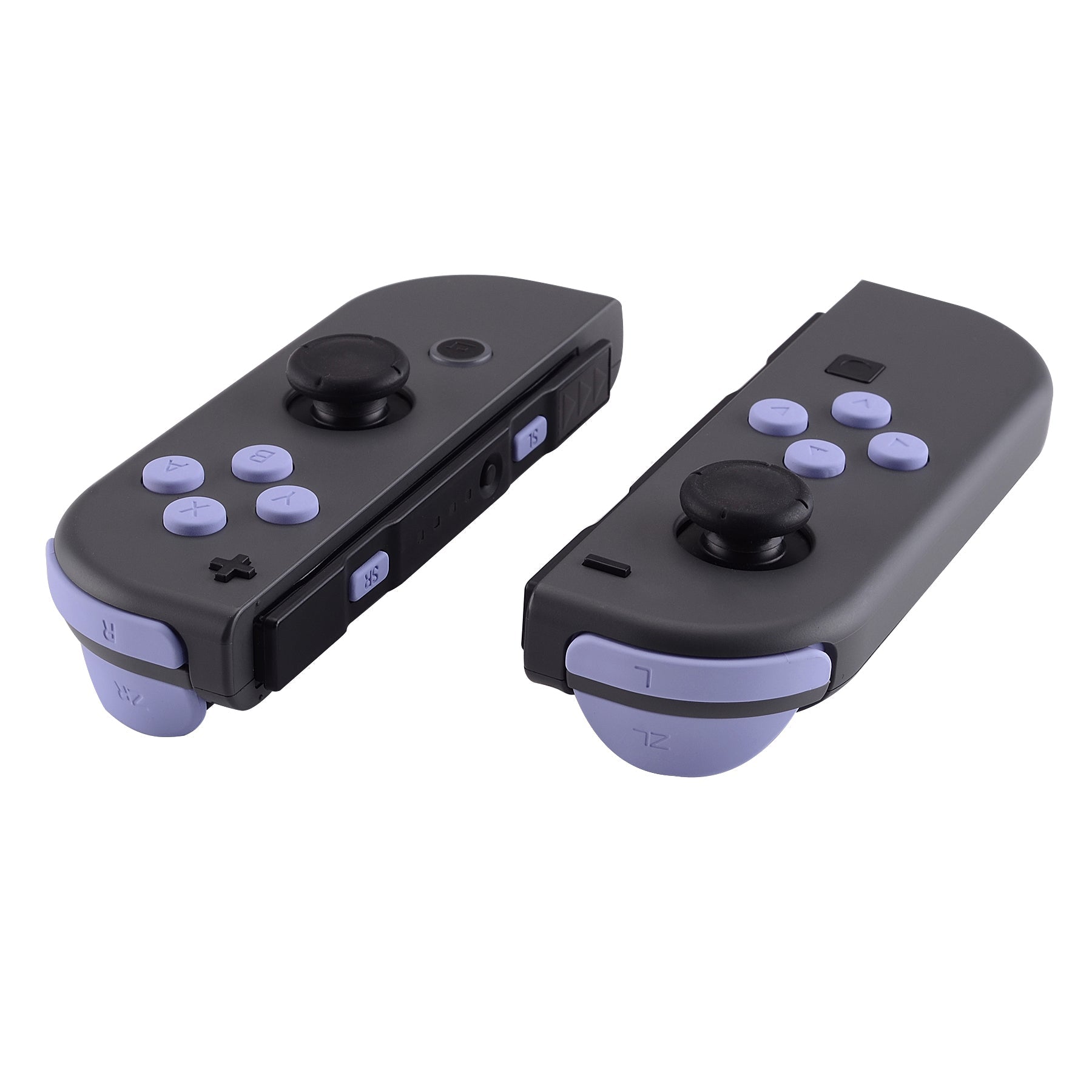 eXtremeRate Retail Light Violet Replacement ABXY Direction Keys SR SL L R ZR ZL Trigger Buttons Springs, Full Set Buttons Repair Kits with Tools for NS Switch JoyCon & OLED JoyCon - JoyCon Shell NOT Included  - AJ209