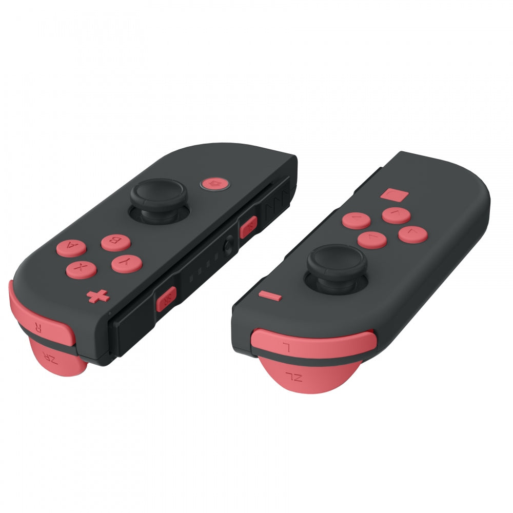 eXtremeRate Retail Indian Red Replacement ABXY Direction Keys SR SL L R ZR ZL Trigger Buttons Springs, Full Set Buttons Repair Kits with Tools for NS Switch JoyCon & OLED JoyCon - JoyCon Shell NOT Included - AJ219