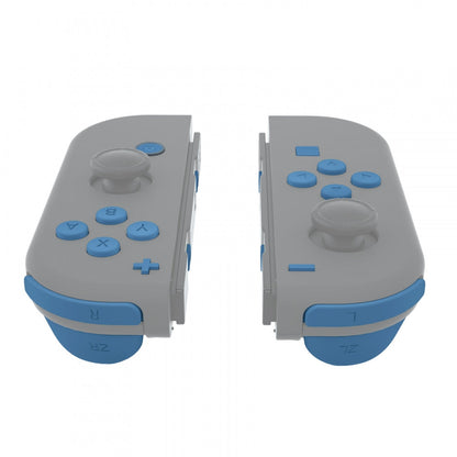 eXtremeRate Retail Airforce Blue Replacement ABXY Direction Keys SR SL L R ZR ZL Trigger Buttons Springs, Full Set Buttons Repair Kits with Tools for NS Switch JoyCon & OLED JoyCon - JoyCon Shell NOT Included - AJ224