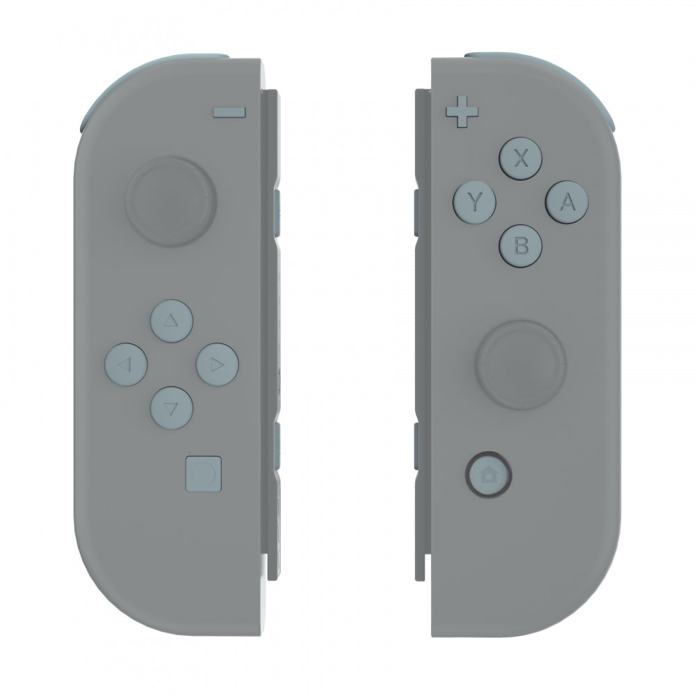 eXtremeRate Retail New Hope Gray Replacement ABXY Direction Keys SR SL L R ZR ZL Trigger Buttons Springs, Full Set Buttons Repair Kits with Tools for NS Switch JoyCon & OLED JoyCon - JoyCon Shell NOT Included - AJ226