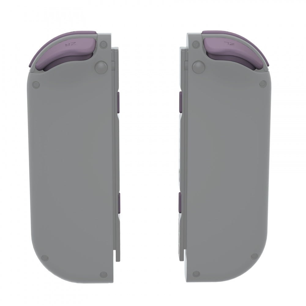 eXtremeRate Retail Dark Grayish Violet Replacement ABXY Direction Keys SR SL L R ZR ZL Trigger Buttons Springs, Full Set Buttons Repair Kits with Tools for NS Switch JoyCon & OLED JoyCon - JoyCon Shell NOT Included - AJ227