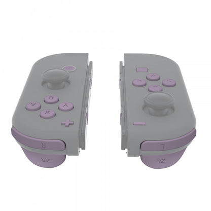 eXtremeRate Retail Dark Grayish Violet Replacement ABXY Direction Keys SR SL L R ZR ZL Trigger Buttons Springs, Full Set Buttons Repair Kits with Tools for NS Switch JoyCon & OLED JoyCon - JoyCon Shell NOT Included - AJ227