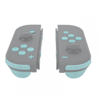 eXtremeRate Retail Light Cyan Replacement ABXY Direction Keys SR SL L R ZR ZL Trigger Buttons Springs, Full Set Buttons Repair Kits with Tools for NS Switch JoyCon & OLED JoyCon - JoyCon Shell NOT Included - AJ228