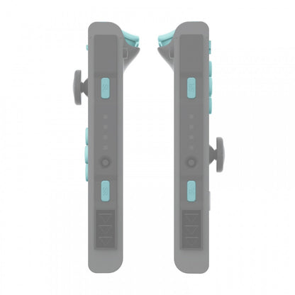 eXtremeRate Retail Light Cyan Replacement ABXY Direction Keys SR SL L R ZR ZL Trigger Buttons Springs, Full Set Buttons Repair Kits with Tools for NS Switch JoyCon & OLED JoyCon - JoyCon Shell NOT Included - AJ228