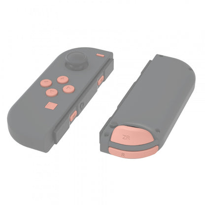 eXtremeRate Retail Mandys Pink Replacement ABXY Direction Keys SR SL L R ZR ZL Trigger Buttons Springs, Full Set Buttons Repair Kits with Tools for NS Switch JoyCon & OLED JoyCon - JoyCon Shell NOT Included - AJ229