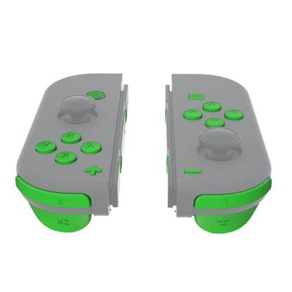 eXtremeRate Retail Green Replacement ABXY Direction Keys SR SL L R ZR ZL Trigger Buttons Springs, Full Set Buttons Repair Kits with Tools for NS Switch JoyCon & OLED JoyCon - JoyCon Shell NOT Included - AJ233