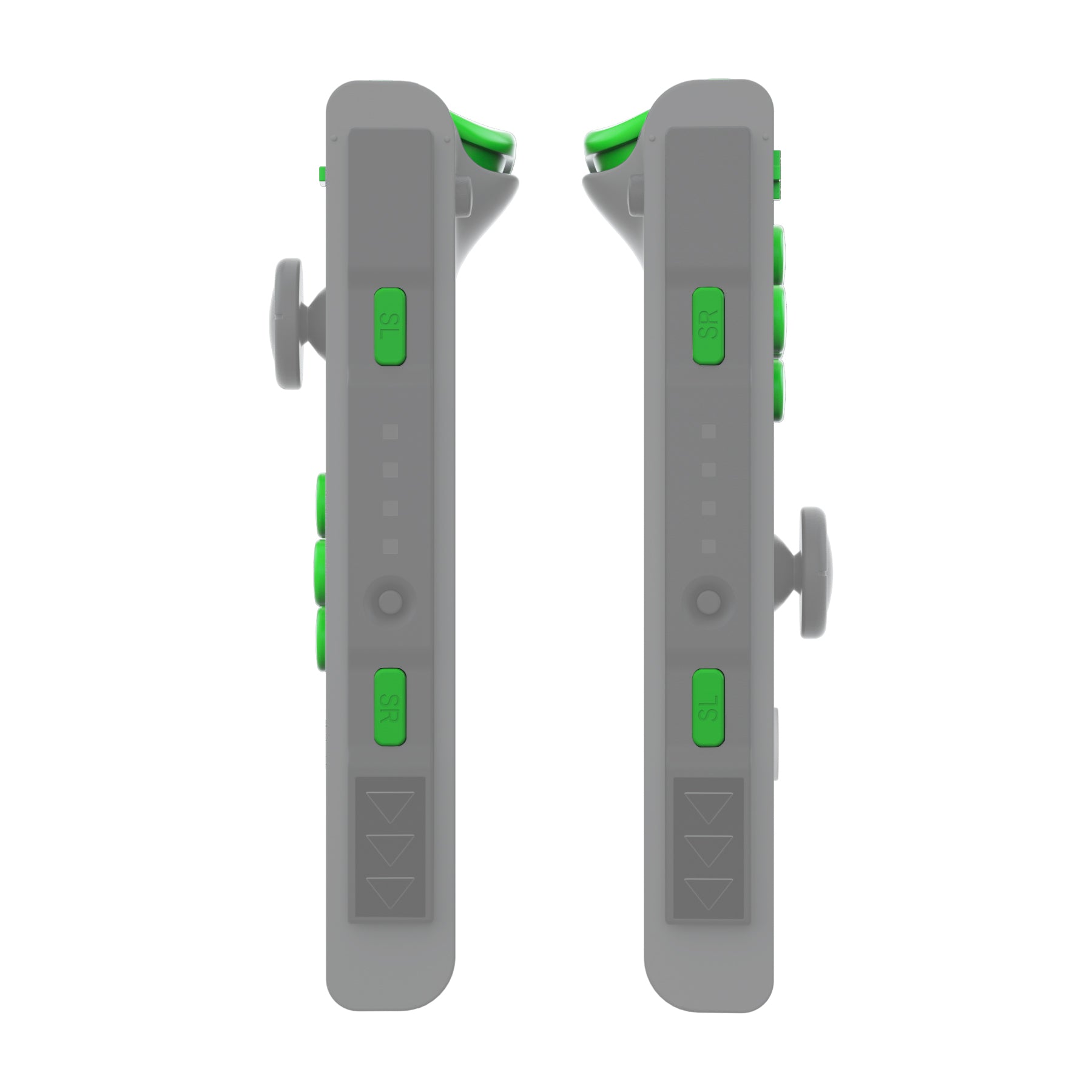 eXtremeRate Retail Green Replacement ABXY Direction Keys SR SL L R ZR ZL Trigger Buttons Springs, Full Set Buttons Repair Kits with Tools for NS Switch JoyCon & OLED JoyCon - JoyCon Shell NOT Included - AJ233