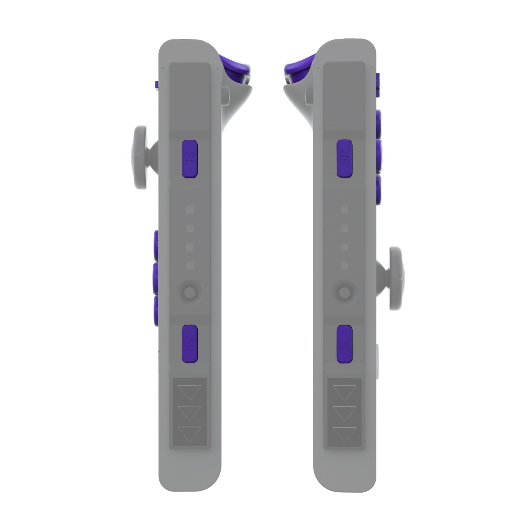 eXtremeRate Retail Purple Replacement ABXY Direction Keys SR SL L R ZR ZL Trigger Buttons Springs, Full Set Buttons Repair Kits with Tools for NS Switch JoyCon & OLED JoyCon - JoyCon Shell NOT Included - AJ234