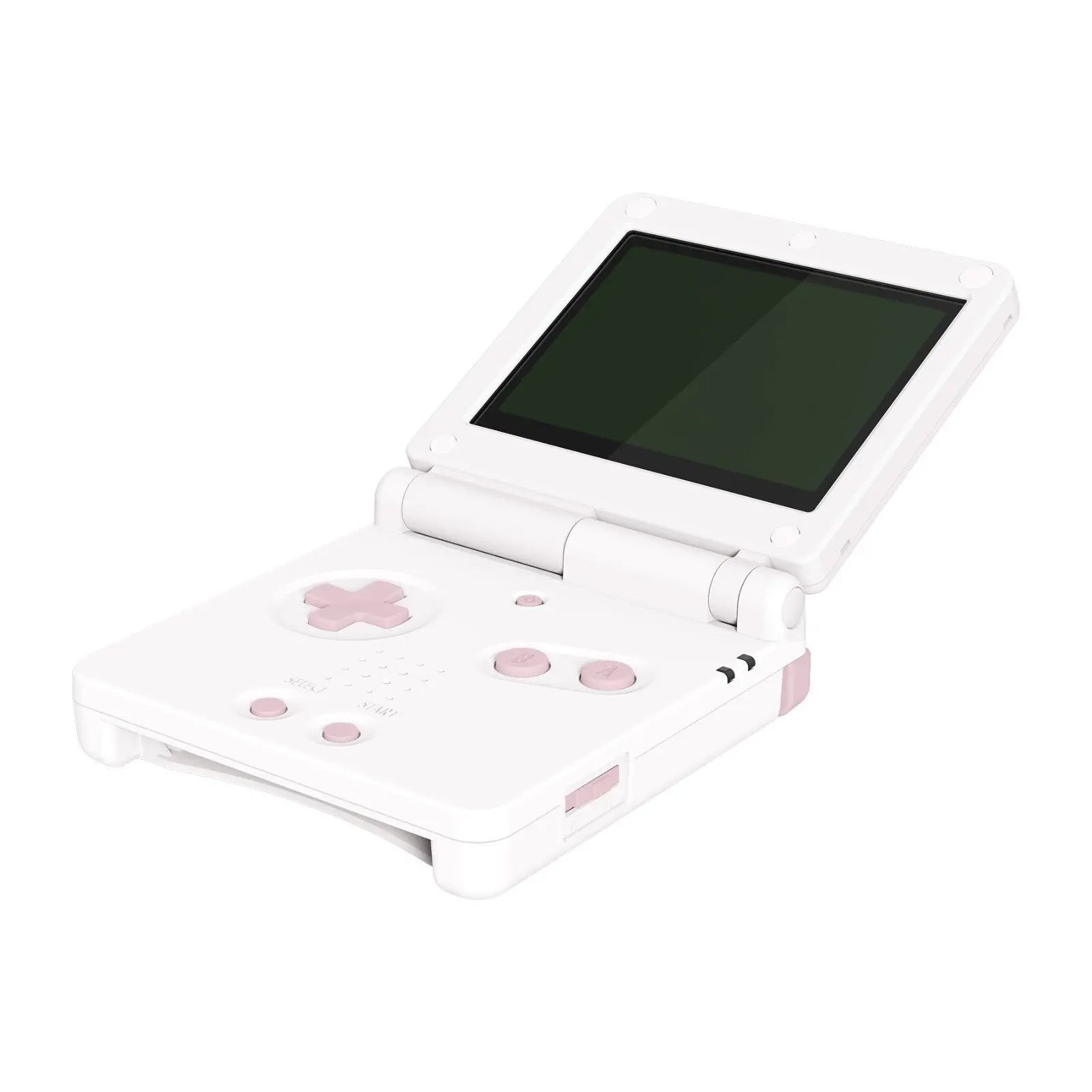 Cherry Blossoms Pink Custom Full Set Buttons for Gameboy Advance SP, Replacement A B L R Button Power On Off Volume Button D-pad Key for GBA SP Console - Console NOT Included - ASPJ204 eXtremeRate