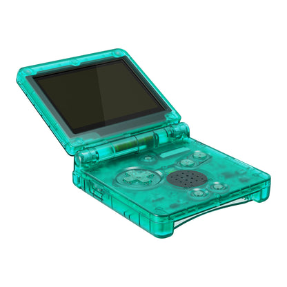 eXtremeRate Retail IPS Ready Upgraded eXtremeRate Emerald Green Custom Replacement Housing Shell for Gameboy Advance SP GBA SP ¨C Compatible with Both IPS & Standard LCD ¨C Console & Screen NOT Included - ASPM5003