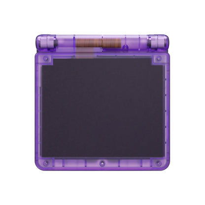 eXtremeRate Retail IPS Ready Upgraded eXtremeRate Clear Atomic Purple Custom Replacement Housing Shell for Gameboy Advance SP GBA SP ¨C Compatible with Both IPS & Standard LCD ¨C Console & Screen NOT Included - ASPM5005