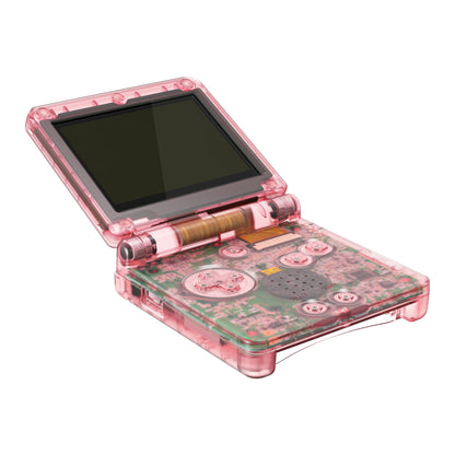 eXtremeRate Retail IPS Ready Upgraded eXtremeRate Cherry Pink Custom Replacement Housing Shell for Gameboy Advance SP GBA SP ¨C Compatible with Both IPS & Standard LCD ¨C Console & Screen NOT Included - ASPM5007