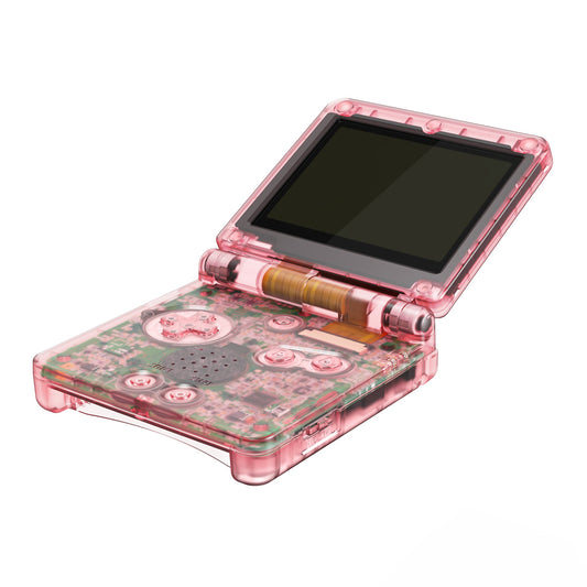 eXtremeRate Retail IPS Ready Upgraded eXtremeRate Cherry Pink Custom Replacement Housing Shell for Gameboy Advance SP GBA SP ¨C Compatible with Both IPS & Standard LCD ¨C Console & Screen NOT Included - ASPM5007