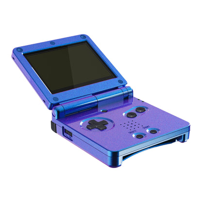 eXtremeRate Retail IPS Ready Upgraded Chameleon Purple Blue Glossy Custom Replacement Housing Shell for Gameboy Advance SP GBA SP ¨C Compatible with Both IPS & Standard LCD ¨C Console & Screen NOT Included - ASPP3001