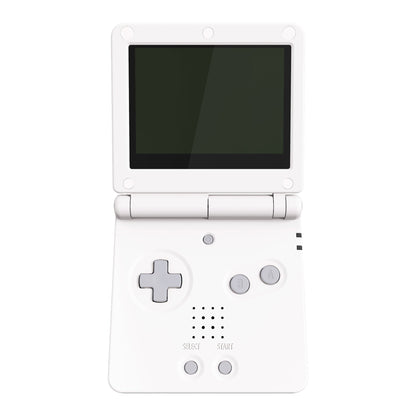 eXtremeRate Retail IPS Ready Upgraded White Soft Touch Custom Replacement Housing Shell for Gameboy Advance SP GBA SP ¨C Compatible with Both IPS & Standard LCD ¨C Console & Screen NOT Included - ASPP3002