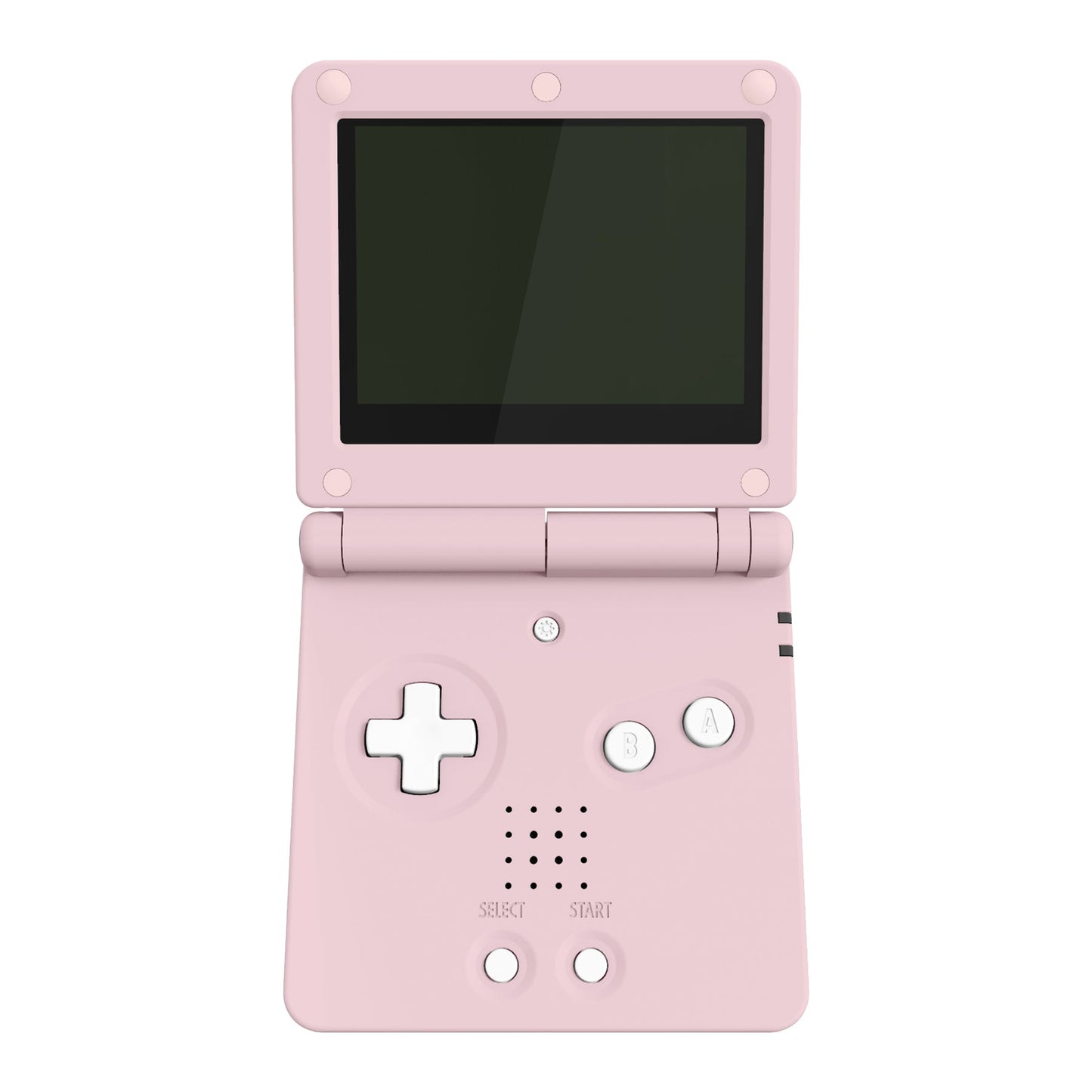 eXtremeRate Retail IPS Ready Upgraded Cherry Blossoms Pink Soft Touch Custom Replacement Housing Shell for Gameboy Advance SP GBA SP ¨C Compatible with Both IPS & Standard LCD ¨C Console & Screen NOT Included - ASPP3003