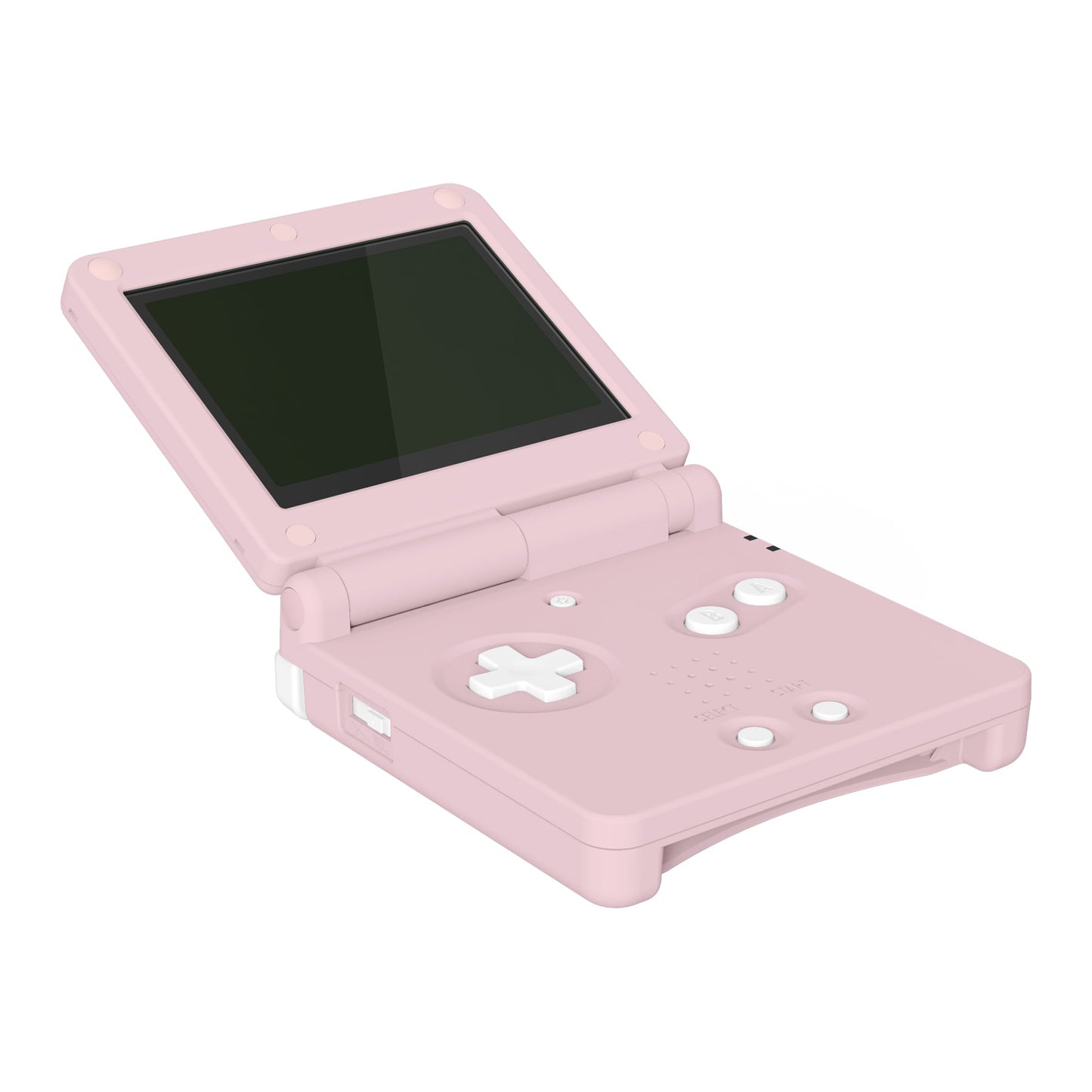 eXtremeRate Retail IPS Ready Upgraded Cherry Blossoms Pink Soft Touch Custom Replacement Housing Shell for Gameboy Advance SP GBA SP ¨C Compatible with Both IPS & Standard LCD ¨C Console & Screen NOT Included - ASPP3003