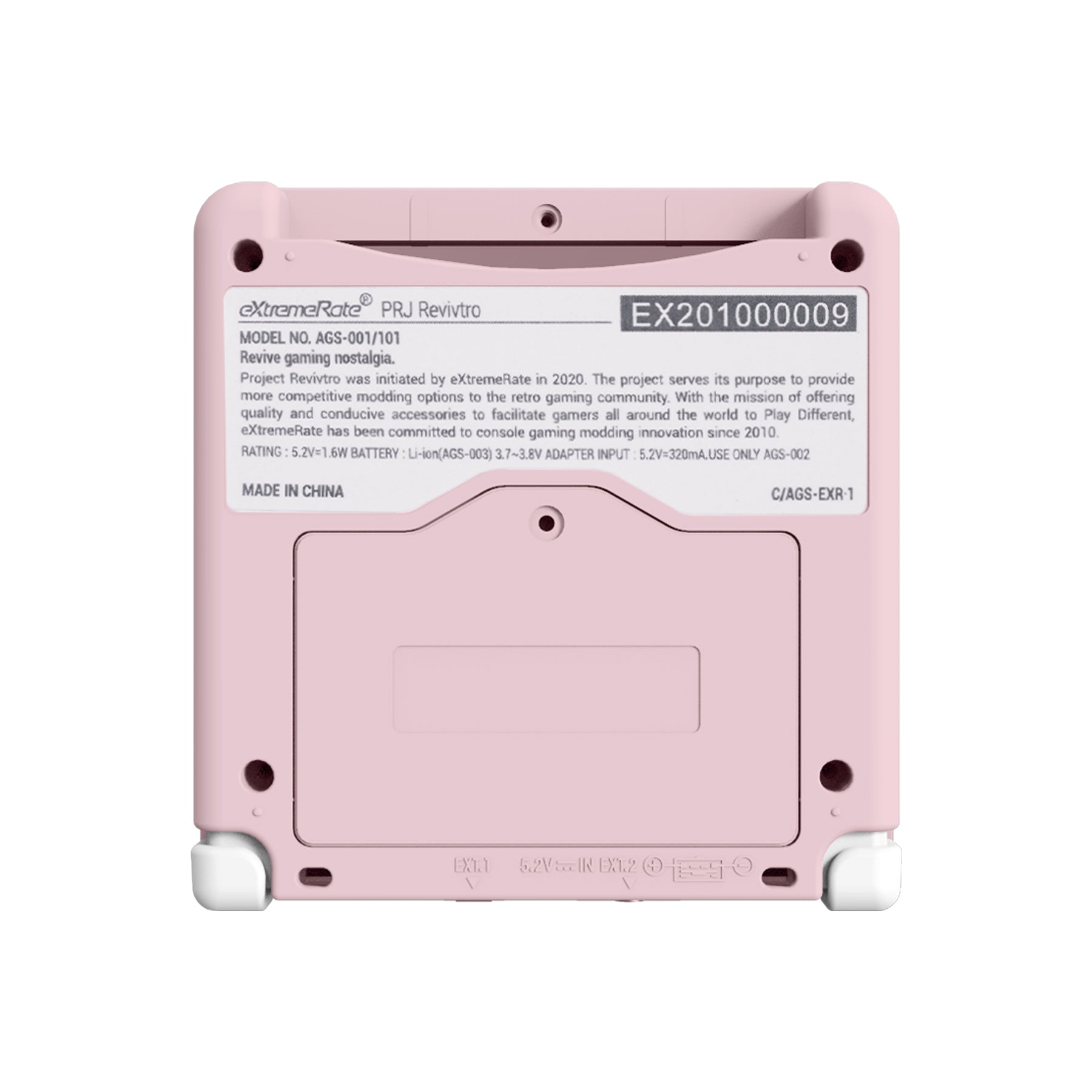 eXtremeRate Retail IPS Ready Upgraded Cherry Blossoms Pink Soft Touch Custom Replacement Housing Shell for Gameboy Advance SP GBA SP ¨C Compatible with Both IPS & Standard LCD ¨C Console & Screen NOT Included - ASPP3003