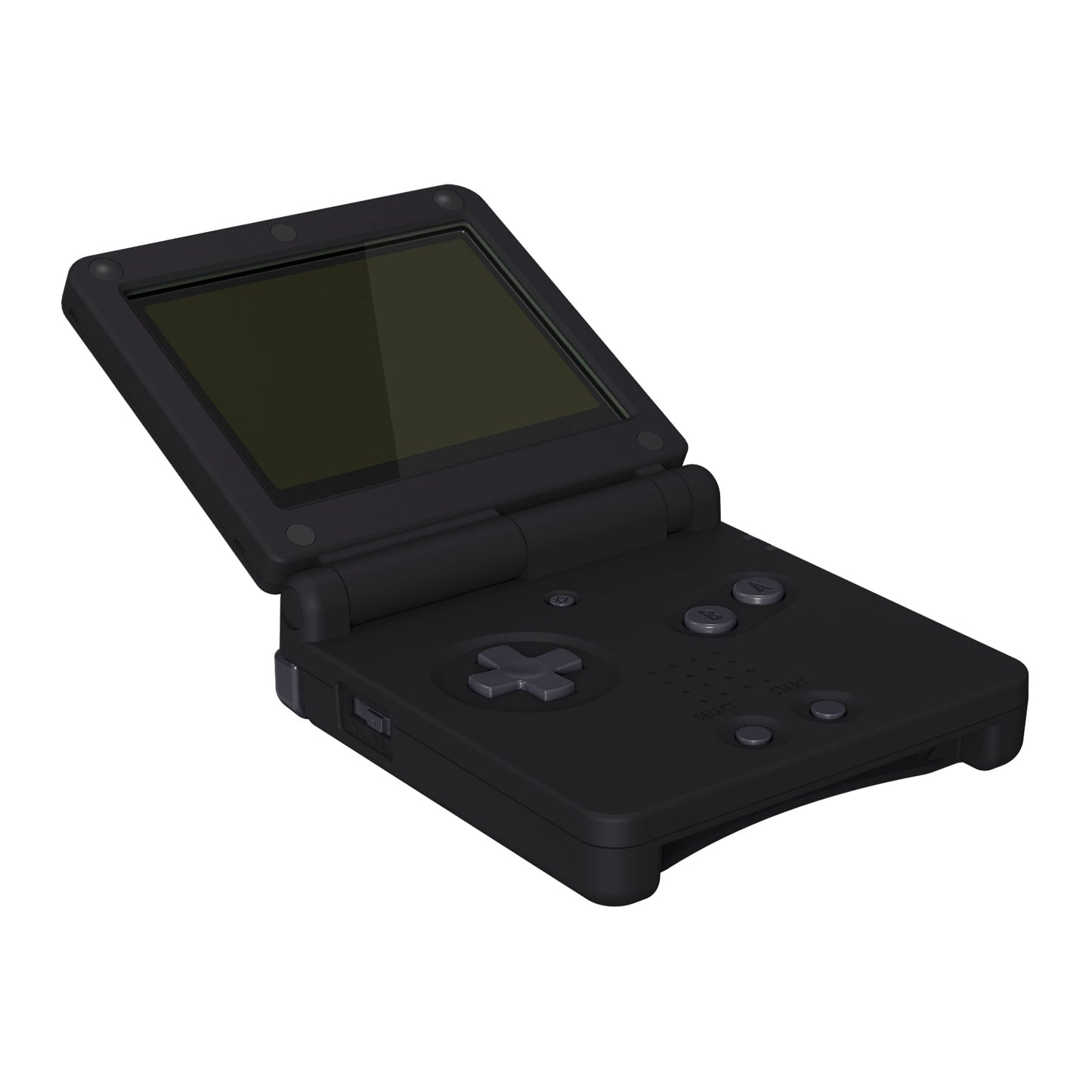 eXtremeRate Retail IPS Ready Upgraded Black Glossy Custom Replacement Housing Shell for Gameboy Advance SP GBA SP ¨C Compatible with Both IPS & Standard LCD ¨C Console & Screen NOT Included - ASPP3005