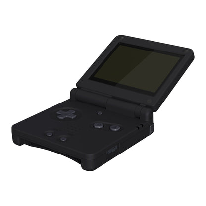 eXtremeRate Retail IPS Ready Upgraded Black Glossy Custom Replacement Housing Shell for Gameboy Advance SP GBA SP ¨C Compatible with Both IPS & Standard LCD ¨C Console & Screen NOT Included - ASPP3005