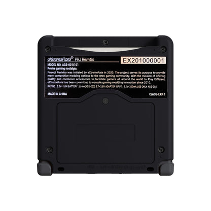 eXtremeRate Retail IPS Ready Upgraded Black Glossy Custom Replacement Housing Shell for Gameboy Advance SP GBA SP ¨C Compatible with Both IPS & Standard LCD ¨C Console & Screen NOT Included - ASPP3005