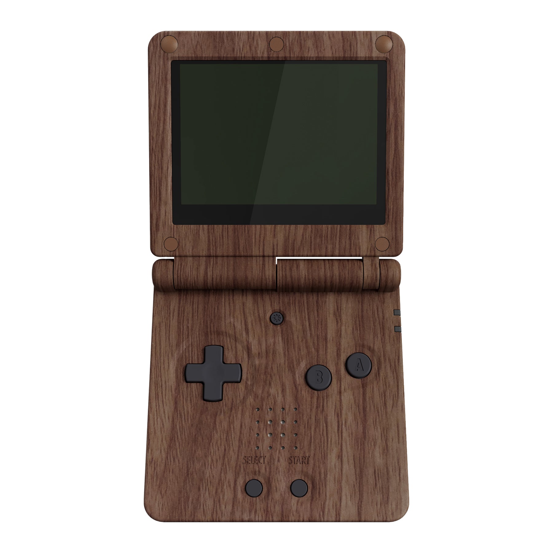 eXtremeRate Retail IPS Ready Upgraded The Wood Grain Soft Touch Custom Replacement Housing Shell for Gameboy Advance SP GBA SP ¨C Compatible with Both IPS & Standard LCD ¨C Console & Screen NOT Included - ASPS2001