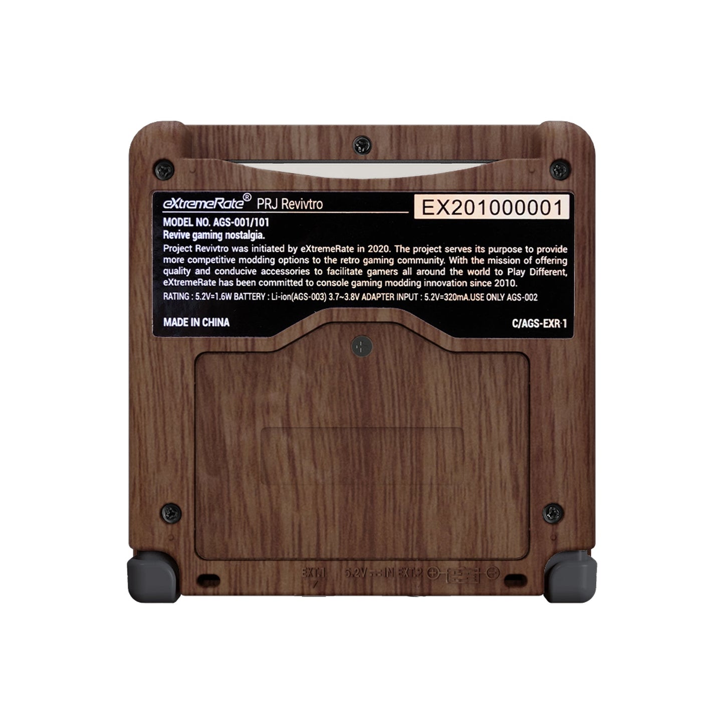 eXtremeRate Retail IPS Ready Upgraded The Wood Grain Soft Touch Custom Replacement Housing Shell for Gameboy Advance SP GBA SP ¨C Compatible with Both IPS & Standard LCD ¨C Console & Screen NOT Included - ASPS2001