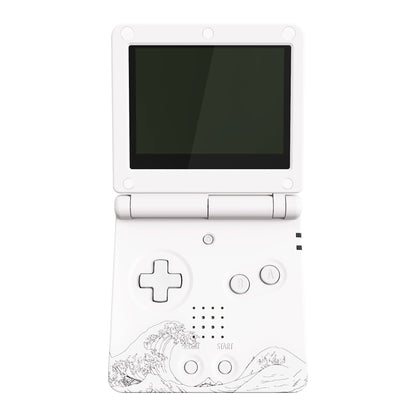 eXtremeRate Retail IPS Ready Upgraded The Great Wave Soft Touch Custom Replacement Housing Shell for Gameboy Advance SP GBA SP ¨C Compatible with Both IPS & Standard LCD ¨C Console & Screen NOT Included - ASPT1001