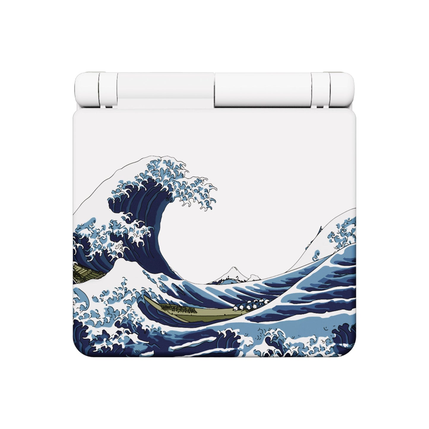 eXtremeRate Retail IPS Ready Upgraded The Great Wave Soft Touch Custom Replacement Housing Shell for Gameboy Advance SP GBA SP ¨C Compatible with Both IPS & Standard LCD ¨C Console & Screen NOT Included - ASPT1001