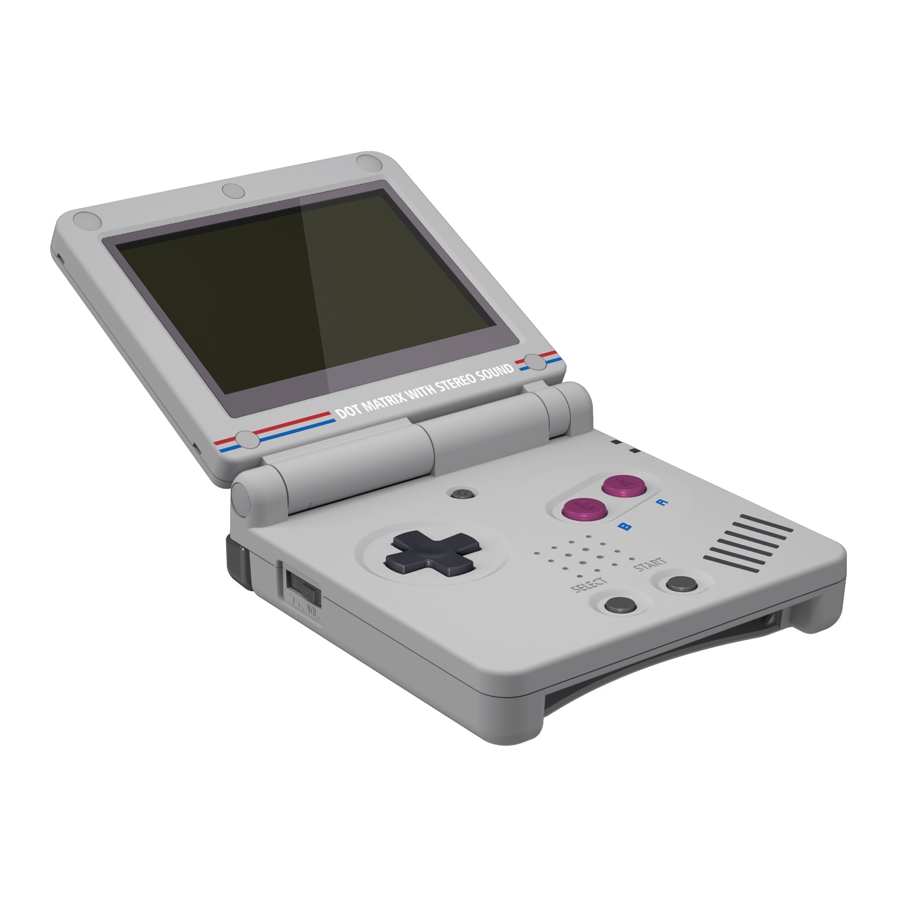 eXtremeRate IPS対応アップグレード版ゲームボーイアドバンスSP（GBA SP）用交換フルセットシェル＆ボタン、IPSおよび標準 –  extremerate JP