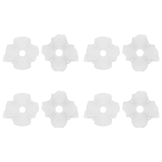 eXtremeRate PS5 Edge コントローラー対応フェイスクリックキット用8個入り 交換用シリコンラバー ABXY＆D-Pad ボタンパッド