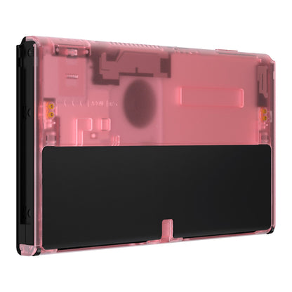 eXtremeRate Retail Cherry Pink Console Back Plate DIY Replacement Housing Shell Case for Nintendo Switch OLED Console ¨C JoyCon Shell & Kickstand NOT Included - BNSOM5004