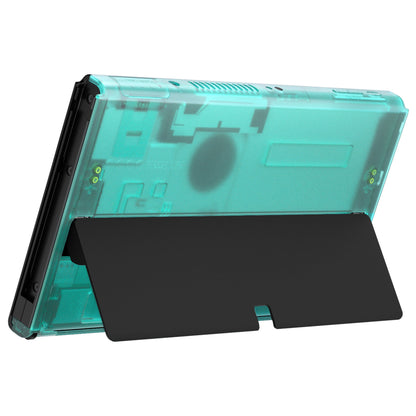 eXtremeRate Retail Emerald Green Console Back Plate DIY Replacement Housing Shell Case for Nintendo Switch OLED Console ¨C JoyCon Shell & Kickstand NOT Included - BNSOM5007