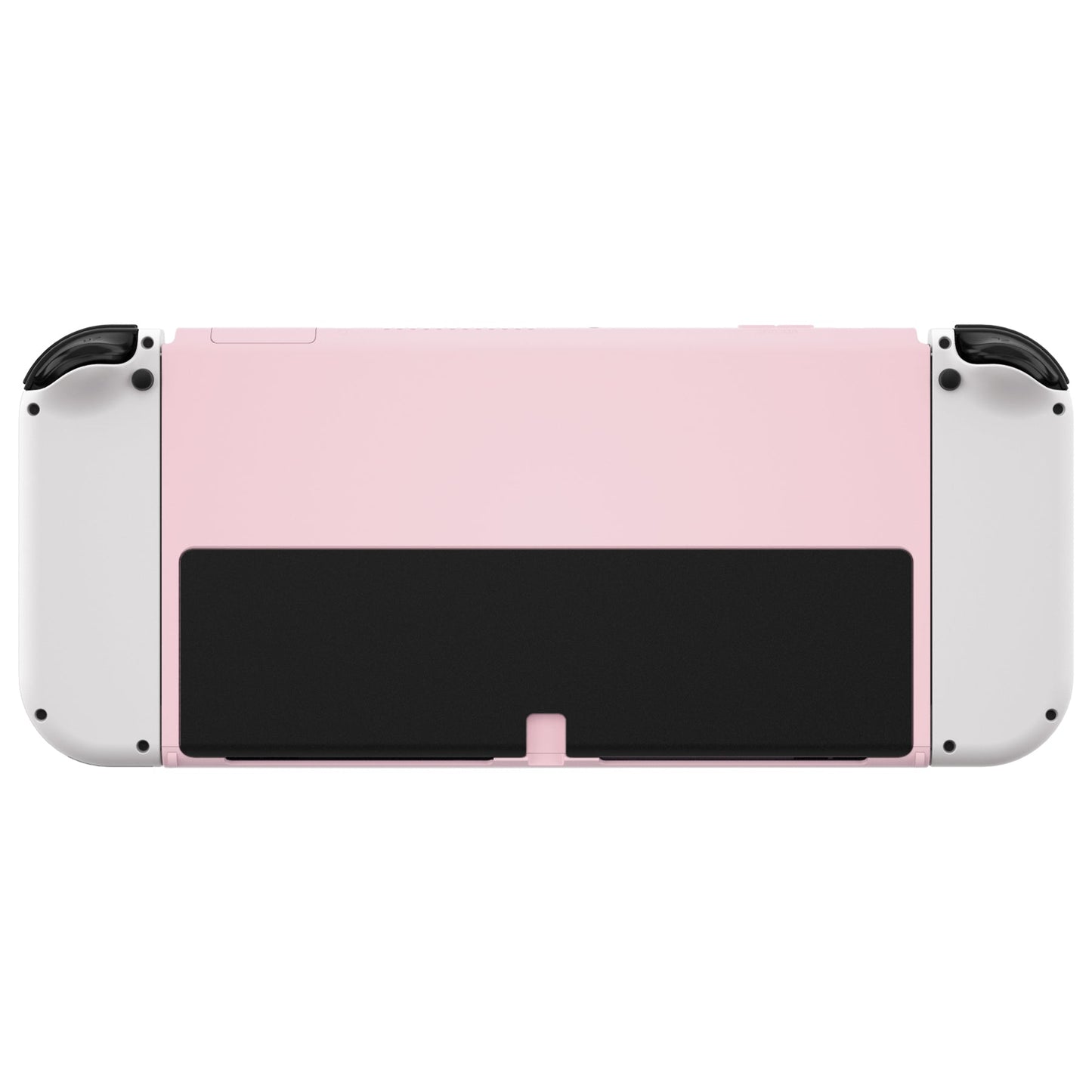 eXtremeRate Retail eXtremeRate Cherry Blossoms Pink Soft Touch Console Back Plate DIY Replacement Housing Shell Case for Nintendo Switch OLED Console ¨C JoyCon Shell & Kickstand NOT Included - BNSOP3003