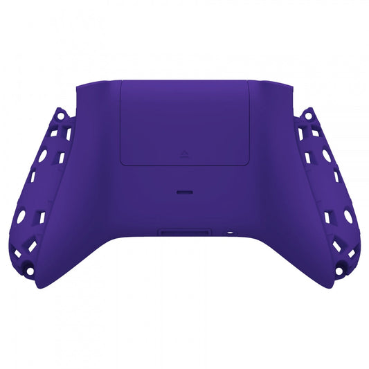 eXtremeRate Retail Purple Soft Touch Replacement Back Shell w/ Battery Cover for Xbox Series S/X Controller - Controller & Side Rails NOT Included - BX3P307