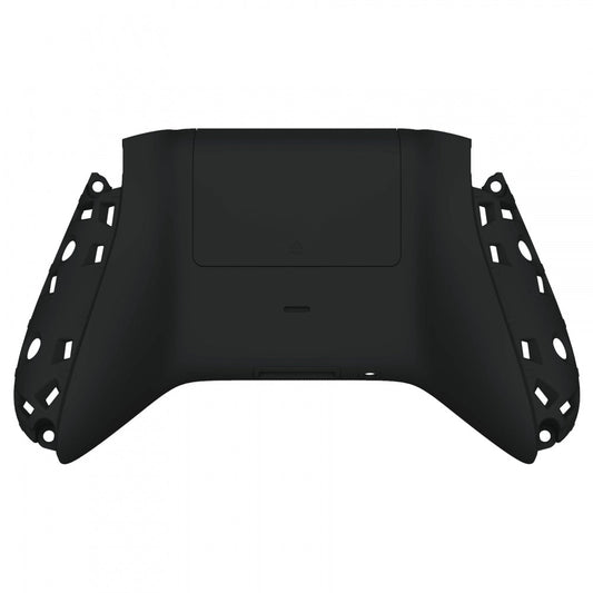 eXtremeRate Retail Black Soft Touch Replacement Back Shell w/ Battery Cover for Xbox Series S/X Controller - Controller & Side Rails NOT Included - BX3P309