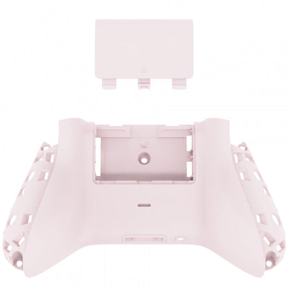 eXtremeRate Retail Cherry Blossoms Pink Soft Touch Replacement Back Shell w/ Battery Cover for Xbox Series S/X Controller - Controller & Side Rails NOT Included - BX3P312