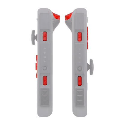 eXtremeRate Retail Transparent Clear Red D-pad ABXY Keys SR SL L R ZR ZL Trigger Buttons Springs, Replacement Full Set Buttons Fix Kits for NS Switch Joycon & OLED JoyCon (D-pad ONLY Fits for eXtremeRate Joycon D-pad Shell) - BZM502