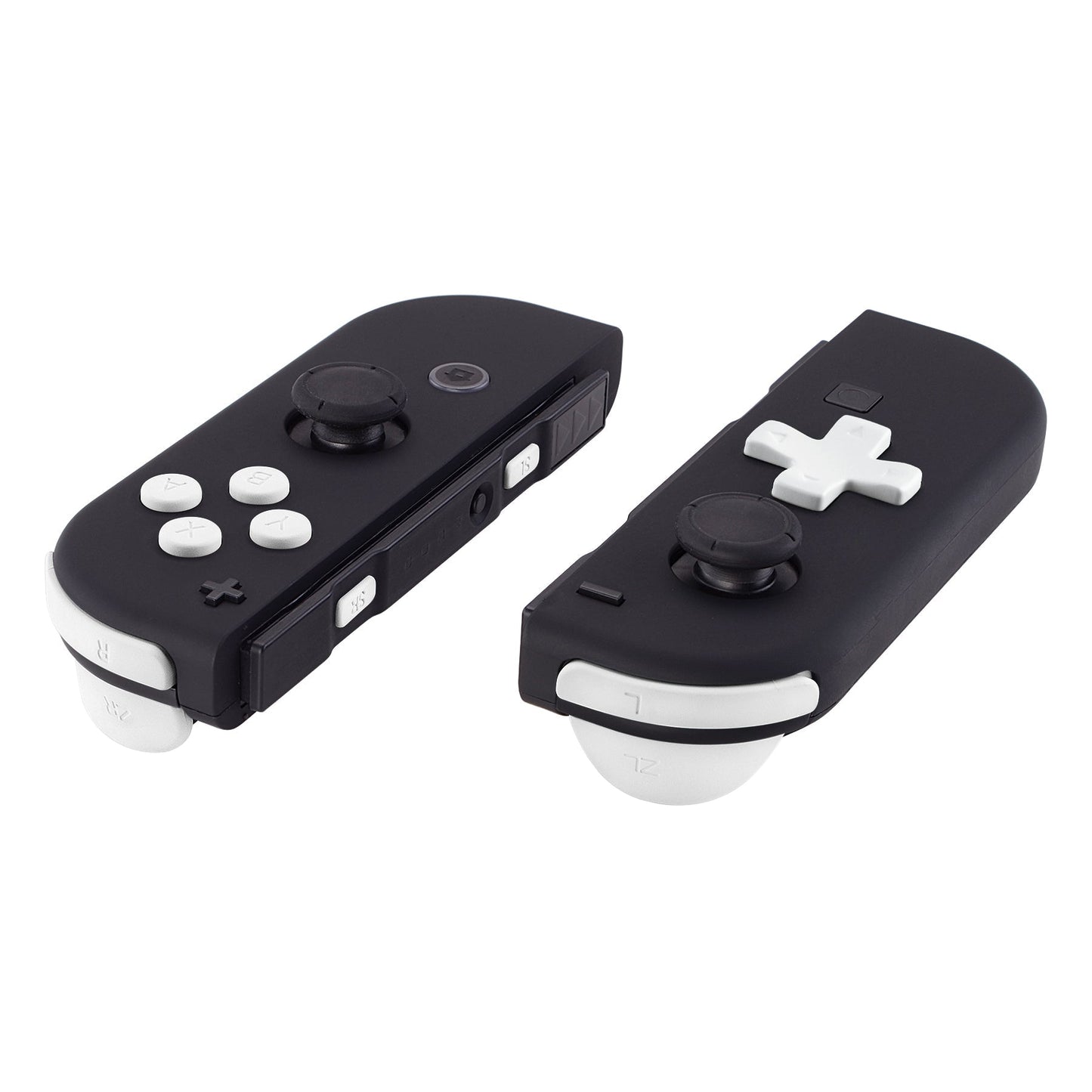 eXtremeRate Retail White D-pad ABXY Keys SR SL L R ZR ZL Trigger Buttons Springs, Replacement Full Set Buttons Fix Kits for NS Switch Joycon & OLED JoyCon (D-pad ONLY Fits for eXtremeRate Joycon D-pad Shell) - BZP303