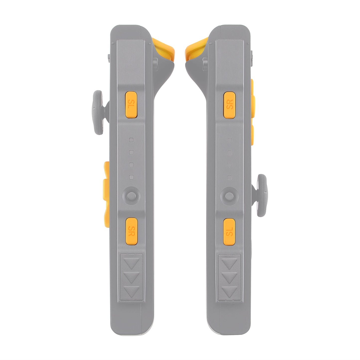 eXtremeRate Retail Caution Yellow D-pad ABXY Keys SR SL L R ZR ZL Trigger Buttons Springs, Replacement Full Set Buttons Fix Kits for NS Switch Joycon & OLED JoyCon (D-pad ONLY Fits for eXtremeRate Joycon D-pad Shell) - BZP305