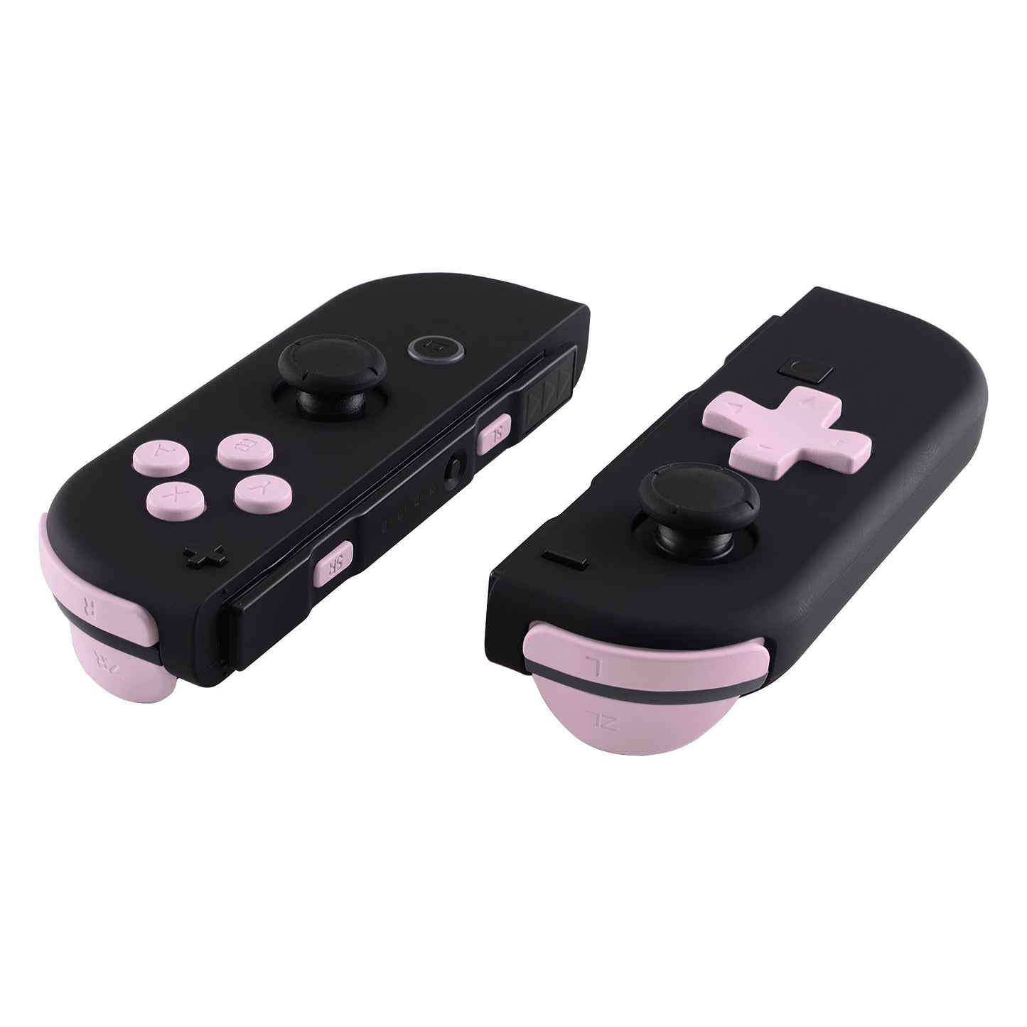 eXtremeRate Retail Cherry Blossoms Pink D-pad ABXY Keys SR SL L R ZR ZL Trigger Buttons Springs, Replacement Full Set Buttons Fix Kits for NS Switch Joycon & OLED JoyCon (D-pad ONLY Fits for eXtremeRate Joycon D-pad Shell) - BZP306