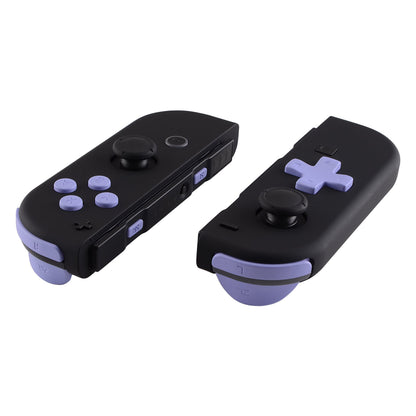 eXtremeRate Retail Light Violet D-pad ABXY Keys SR SL L R ZR ZL Trigger Buttons Springs, Replacement Full Set Buttons Fix Kits for NS Switch Joycon & OLED JoyCon (D-pad ONLY Fits for eXtremeRate Joycon D-pad Shell) - BZP309